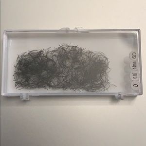 Premade handmade fans for eyelash extension